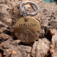 Médaille chien gravée  et personnalisée en laiton "Diego"