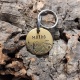 Médaille gravée et personnalisée pour chien chat " Velvet"