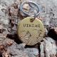 Médaille gravée et personnalisée en laiton pour chien "Viking"