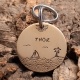 Médaille gravée et personnalisée en laiton taille 32mm