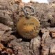 Médaille chien en laiton personnalisée et  gravée "Marvin"