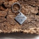 Médaille gravée pour petit chien ou chat  en aluminium