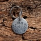 Médaille chien gravée  et personnalisée en aluminium