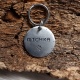 Médaille chien ronde  Goldy personnalisée aluminium 