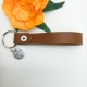 Porte clé cuir personnalisé super papa