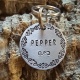 médaille personnalisée chien aluminium