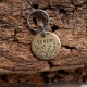 Médaille chien gravée  et personnalisée "Tico"