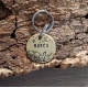 Médaille chien personnalisée et gravée 25mm