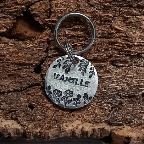 Médaille personnalisée en aluminium pour chien 25mm