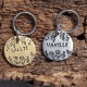Médaille personnalisée et gravée pour chien "Vanille"
