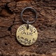 Médaille personnalisée en laiton pour chien 25mm