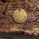 Médaille identité chien en laiton personnalisée et gravée "Lilou"
