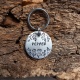 Médaille personnalisée et gravée pour chien "Vanille"
