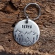 Médaille gravée et personnalisée en aluminium taille 30mm