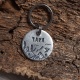 Médaille gravée et personnalisée pour chien chat " Velvet"