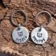 Médaille ronde en aluminium pour chat