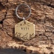 Médaille chien personnalisée et gravée "Sirius"