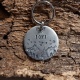 Médaille chien gravée  et personnalisée "Tico"