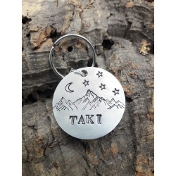 Médaille chien personnalisée  "TAKI"