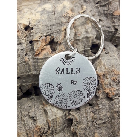 Médaille gravée à la main pour chien "SALLY"