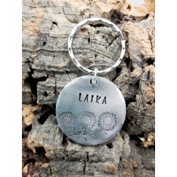 Médaille identité chien taille 32mm