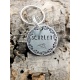 Médaille chien ou chat gravée en aluminium