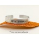 Bracelet jonc avec prénom gravé