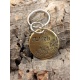 Médaille chien en laiton personnalisée et  gravée "Marvin"
