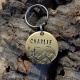 Médaille gravée et personnalisée pour chien chat " Velvet"