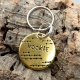 Médaille personnalidée pour chien ou chat gravée "Wookie"