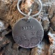 Médaille gravée à la main pour chien "SALLY"