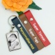 Porte clés cuir message personnalisé