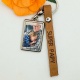 Porte clé photo personnalisé "PAPI"  sur cuir