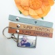 Porte clé photo personnalisé "Tonton"  sur cuir