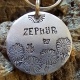 Médaille gravée à la main pour chien "SALLY"