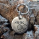 Médaille identité ronde chien ou chat "INDIE"