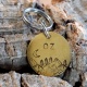 Médaille en laiton pour chien gravée "Oz"